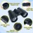 ESSENSON Binoculars for Kids Toys Gifts for Age 3-12 Years Old Boys Girls Kids Telescope Outdoor Toys for Sports and Outside Play Hiking, Bird Watching, Travel, Camping, Birthday Presents (Black)