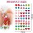 240 Piece Sticker Earrings 3D Gems Girls Earrings Self-Adhesive Glitter Craft Crystal Stickers (Style A)
