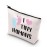 VAMSII NICU Nurse Makeup Bag I Love Tiny Humans OB Nurse Gift Bag Neonatal Nurse Gifts Labor and Delivery Nurse Gifts Pouch (tiny Humans)