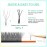 NAGARAKU 4D W Shape Eyelash Extension Supplies Natural Soft Volume 0.07mm D curl 15mm Premade Fans Faux Mink Matte Black Cluster Easy Fanning False Lashes