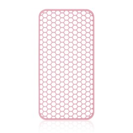 Large Heat Resistant Mat for Hair Styling Tools, Silicone Heat Pad for Curling Iron, Portable Travel Flat Iron Mat for Hair Straightener, Curler Wand, Hot Waver (Pink)