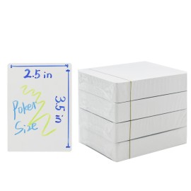 Yuanhe Blank Playing Cards to Write on Poker Size 216PCS Printable Flash Cards for DIY Games