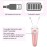 YUYTE Cordless Electric Facial Threading Hair Removal for Women, Ladies Face & Body Epilator, Cotton Thread Included, Pink, Not Water Resistant