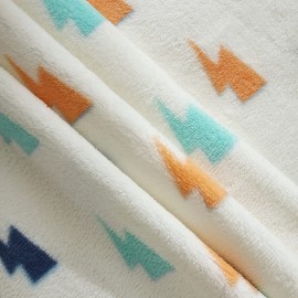 CREVENT 30\'\'X40\'\' Soft Breathable Cozy Plush FleeceBaby Boys for Infants Toddlers\' Bedding Crib Cot Stroller, Baby Shower Birthday Newborn\'s Gift - Lightning