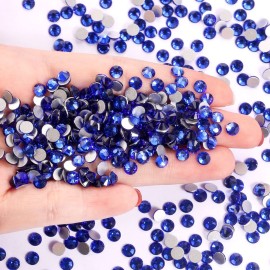 1440Pcs Blue Crystal Rhinestones,Glass Flatback Rhinestones Gemstones for Nail Face Makeup Art Crafts Clothes Decoration -(SS12,3.0mm,Blue) 1440Pcs Blue Crystal Rhinestones,Glass Flatback Rhinestones Gemstones for Nail Face Makeup Art Crafts Clothes Decoration -(SS12,3.0mm,Blue)