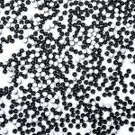 1440Pcs Black Crystal Rhinestones,Glass Flatback Rhinestones Gemstones Mini for Nail Face Makeup Art Crafts Clothes Decoration - (SS8,2.4mm,Black)
