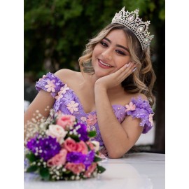 SWEETV Queen Crown for Women,Wedding Tiara for Bride,Princess Tiara,Quinceanera Pageant Crown Diadem,Crystal Headpiece for Birthday Prom,Ryan