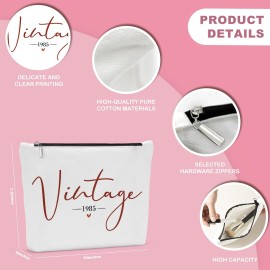 JIUWEIHU Women\'s 40th birthday gift, 1983 women\'s birthday gift, 40th birthday decoration gift - for friends, sisters, sisters, colleagues, girlfriends, bosses 40th birthday gift creativity - retro