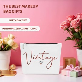 JIUWEIHU Women\'s 40th birthday gift, 1983 women\'s birthday gift, 40th birthday decoration gift - for friends, sisters, sisters, colleagues, girlfriends, bosses 40th birthday gift creativity - retro