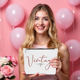 JIUWEIHU Women\'s 40th birthday gift, 1983 women\'s birthday gift, 40th birthday decoration gift - for friends, sisters, sisters, colleagues, girlfriends, bosses 40th birthday gift creativity - retro