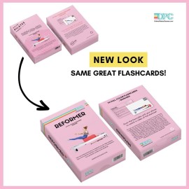 OnlinePilatesClasses Pilates Reformer Deck with Free Video Tutorials, Fitness Flash Cards with 79 All-Levels Cards for Home Gym Exercise, Reformer Not Included