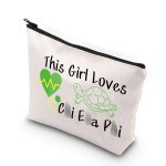 VAMSII C E P Sorority Paraphernalia Gifts This Girl Loves C E P Travel Makeup Bag Nursing Pouch (WT-E P)