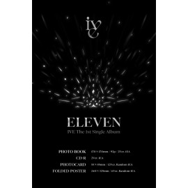IVE ELEVEN 1st Single Album Contents+Poster On Pack+Tracking Sealed (SET(1+2)) IVE ELEVEN 1st Single Album Contents+Poster On Pack+Tracking Sealed (SET(1+2))