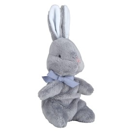 Stephan Baby Face to Face Designs Sweet Plush Bunny in a Keepsake Gift Box, Small, Hunny Bunny Blue