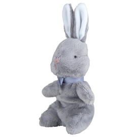 Stephan Baby Face to Face Designs Sweet Plush Bunny in a Keepsake Gift Box, Small, Hunny Bunny Blue