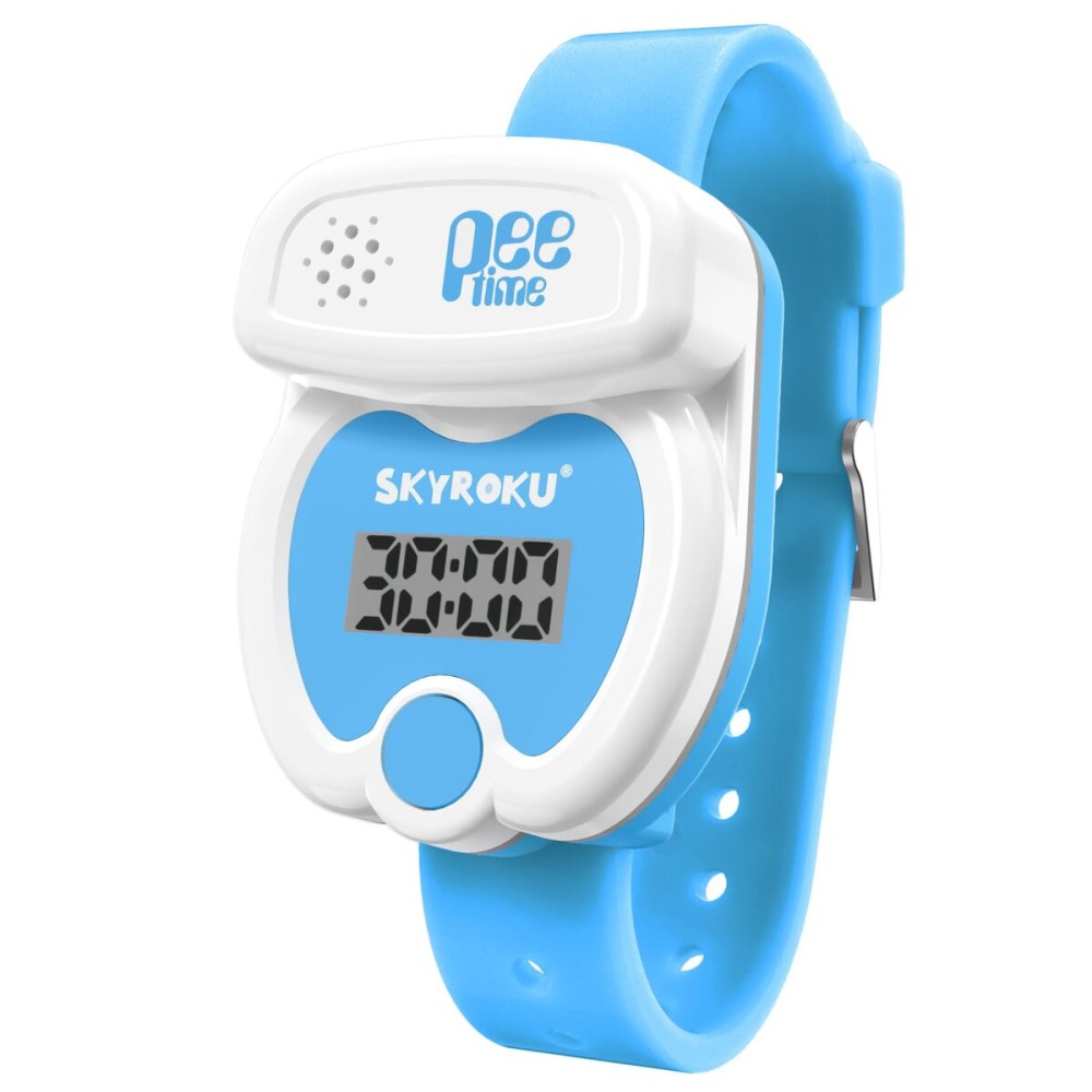 SKYROKU Potty Training Watch for Toddlers - Cute Toilet Shape, Music & Light Reminders, Countdown Timer, Rechargeable, Silicone Adjustable Strap - Easy Setup & Safe for Kids