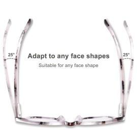VISOONE Spring Hinge Medium Round TR90 Blue Light Blocking Glasses with Anti Eye Strain and Computer Glare for Women Man BELLAMY