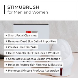 DS Labs StimuBrush Electric Facial Cleansing Brush - Gentle Exfoliating for All Skin Types DS Labs StimuBrush Electric Facial Cleansing Brush - Gentle Exfoliating for All Skin Types