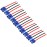 ZHOFONET 5 Pairs EC3 Male Female Banana Connector with 14AWG Silicone Wire 10cm RC Hobby Lipo Battery(Pack of 5)