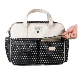 Alipher Diaper Tote Bag Waterproof Diaper Bag Fashion Nappy Bag Portable Diaper Handbag Large Travel Baby Bag For Mom And Dad (G)