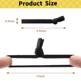 SYGY 12PCS Hair Ties for Men , Black Knotted Hair Bands, Mens Hair Ties for Long Curly Thick Hair, Ponytail Holders Strong Holder Hair Ties for Guys SYGY 12PCS Hair Ties for Men , Black Knotted Hair Bands, Mens Hair Ties for Long Curly Thick Hair, Ponytail Holders Strong Holder Hair Ties for Guys