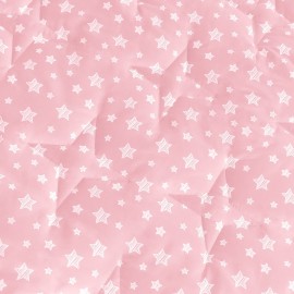 Hexagon Mat Princess Tent Rug, Plush Soft Playpen Mat Fitted for Monobeach Princess Castle, Non Slip Pink Star Nursery Rug for Baby Girl Room Decor, 55 L x 47 W