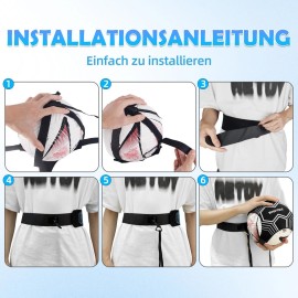 Sportout Volleyball/Soccer Training Equipment, Solo Trainer, Adjustable Waist Belt for Kids & Adults