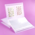 Kalolary 160 Slots Nail Art Sticker Storage and Organizer Book - Empty Display Album for Women Girls (2 Books)