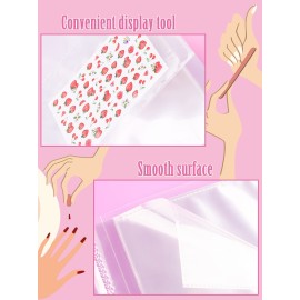 Kalolary 160 Slots Nail Art Sticker Storage and Organizer Book - Empty Display Album for Women Girls (2 Books)