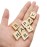 MYYZMY 300 Pcs Scrabble Letters, Wood Scrabble Tiles for Crafts Making Crossword Game