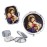 Blessed Mother Compact Travel Mirror and Pill Box Matching Gift Set with Beautiful Matching Image of Virgin Mary and Baby Jesus Christ