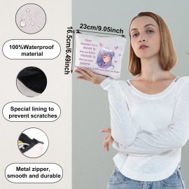 WZMPA Amine Girl Cosmetic Bag Anime Fans Gift You Are Braver Stronger Smarter Than You Think Japan Anime Makeup Zipper Pouch Bag For Women Teen Girls (Always Amine) WZMPA Amine Girl Cosmetic Bag Anime Fans Gift You Are Braver Stronger Smarter Than You Think Japan Anime Makeup Zipper Pouch Bag For Women Teen Girls (Always Amine)