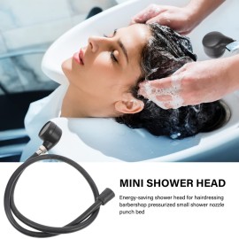 Beaupretty Shampoo Bowl Sprayer Head Hose: Sink Replacement Part for Salon Barber Shop Spa Rehab