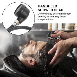 Beaupretty Shampoo Bowl Sprayer Head Hose: Sink Replacement Part for Salon Barber Shop Spa Rehab