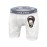 Youper Boys Youth Padded Sliding Shorts with Soft Protective Athletic Cup for Baseball, Football, Lacrosse (White Grey, X-Small)