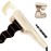 VODANA Professional Triple Flow Ceramic Hair Waver - Easy Beach Waves with Embedded Double Barrel Wave Iron. Experience Instant Heat, Long-Lasting Performance, and Quick Heat Up. (1.25 inch, Brown)