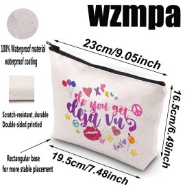 WZMPA Music Fans Cosmetic Bag Musical Inspired Fans Gifts Do You Get Deja Vu Makeup Zipper Pouch Bag For Women Girls(Do You Get Deja)