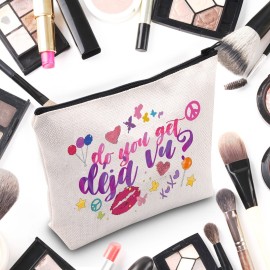 WZMPA Music Fans Cosmetic Bag Musical Inspired Fans Gifts Do You Get Deja Vu Makeup Zipper Pouch Bag For Women Girls(Do You Get Deja)