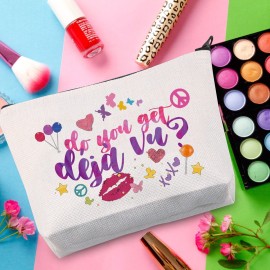WZMPA Music Fans Cosmetic Bag Musical Inspired Fans Gifts Do You Get Deja Vu Makeup Zipper Pouch Bag For Women Girls(Do You Get Deja)