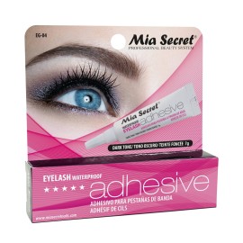 Mia Secret Waterproof Eyelash Adhesive - Dark Tone Eyelash Glue - Easy to Apply - Secure Strong Hold