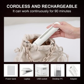Rechargeable Nail Drill Machine: Electric Nail File Kit for Acrylic Nails - Cordless Efile Manicure Pedicure Set for Women Home and Salon Use