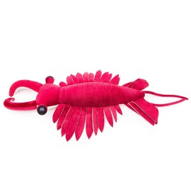 ZHONGXIN MADE Realistic Cambrian Ancient Organism Anomalocaris Plush Toy - 21 Lifelike Cambrian Creature Anomalocaris Stuffed Animals Model Plushie, Unique Plush Gift for Kids