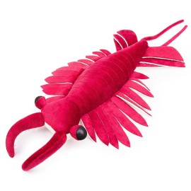 ZHONGXIN MADE Realistic Cambrian Ancient Organism Anomalocaris Plush Toy - 21 Lifelike Cambrian Creature Anomalocaris Stuffed Animals Model Plushie, Unique Plush Gift for Kids