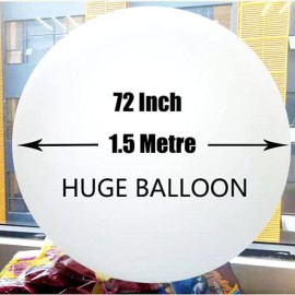 Professional Weather Balloon For Meteorological Investigation Aerial Video Holiday Party Decoration Entertainment Toys Huge Balloons (72 inch/100g)