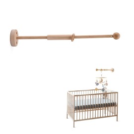 Wooden Crib Mobile Arm | Baby Mobile Hanger | Wooden Mount Wall Holder | Nursery Decor for Sturdy Mobile for Newborn Boys and Girls