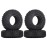 WONFAST 4Pcs 85mm RC Tires 1.55 Soft Rubber Terrain Wheel Tires Set Compatible with 1/10 RC Crawler Car Axial AX90069 D90 TF2 Tamiya CC01 LC70 MST JIMNY