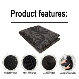 Barber Cape for Men Haircut Cape with Snap Closures Professional Salon Cutting Cape Large Waterproof Hairdressing Cape Gown Apron for Hairstylist- 63 56(CLASSICAL PATTERN)