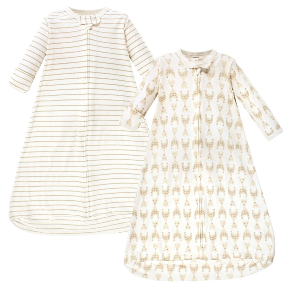 Hudson Baby Unisex Baby Cotton Long-Sleeve Wearable Sleeping Bag, Sack, Blanket, Neutral Giraffe, 12-18 Months