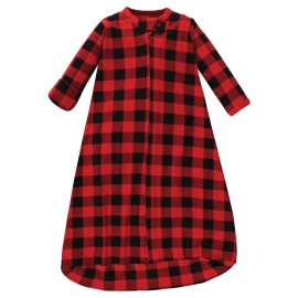 Hudson Baby Unisex Baby Cotton Long-Sleeve Wearable Sleeping Bag, Sack, Blanket, Moose, 3-9 Months