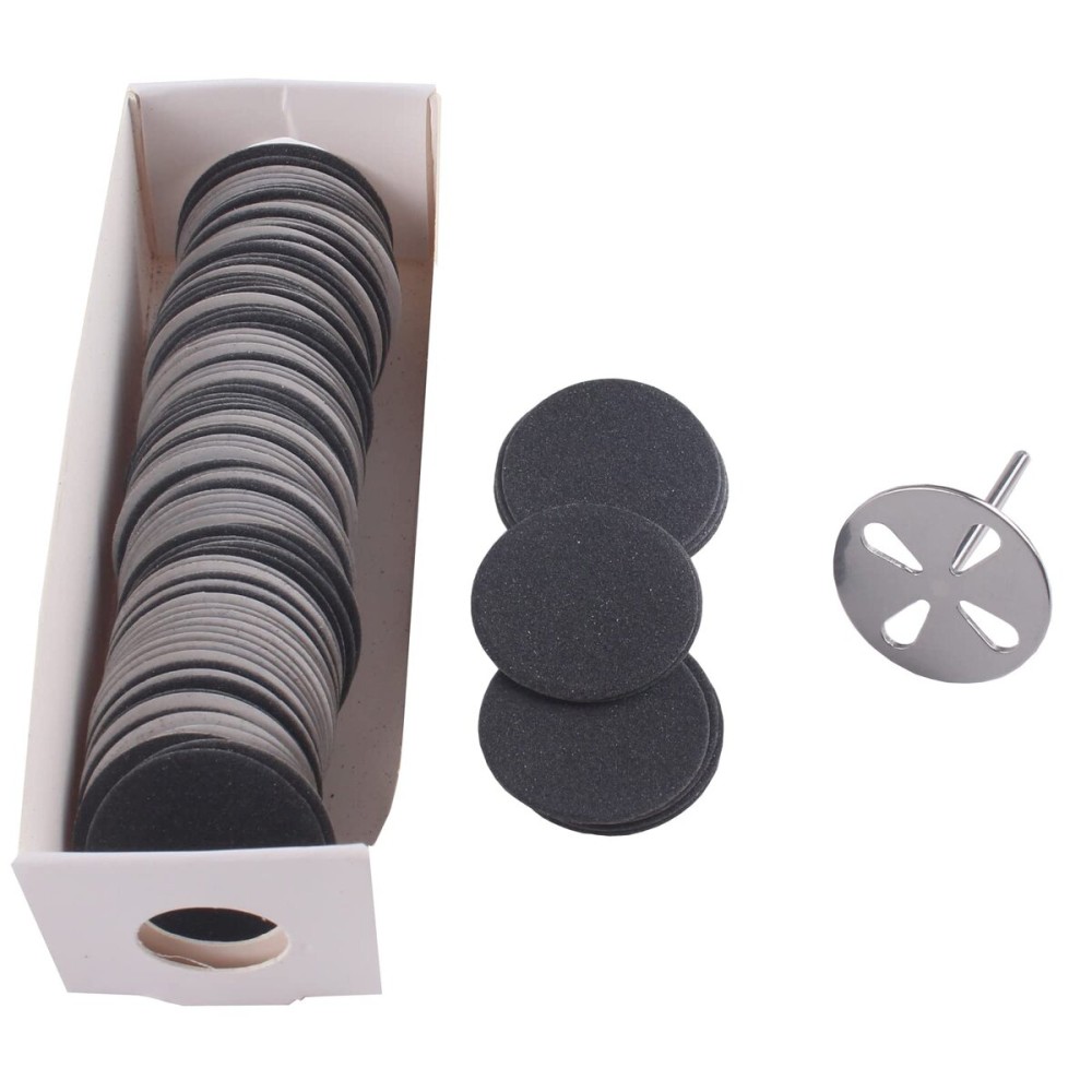 MZCMSL 100pcs Sanding Paper Discs with Metal Nail Drill Bit,25mm Pedicure Sanding Disc Bit for Manicure Pedicure,240 Grit(Fine) MZCMSL 100pcs Sanding Paper Discs with Metal Nail Drill Bit,25mm Pedicure Sanding Disc Bit for Manicure Pedicure,240 Grit(Fine)
